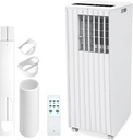 8,000 BTU Portable Air Conditioners - Rooms Up to 350 Sq.Ft - 3-In-1 AC Unit With Dehumidifier (45L/Day) & Fan - Includes Remote Control, 24H Timer & Window Kit - Quiet Operation