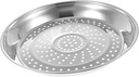 1pc Thickened Stainless Steel Steamer Food Steamer Basket Pot for Cooking Steaming Plate for Rice Household