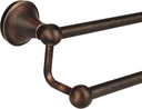 Antique Bathroom Double Towel Bar Oil Rubbed Bronze, 24 Inch Towel Racks for Bathroom Wall Mounted,Bathroom Towel Holder Bronze,Two Towel Rod Hanger for Hotel
