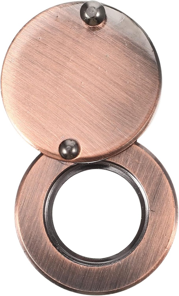 HOMSFOU Copper Peephole Cover for Enhanced Privacy Protection Peeping Door Viewer Shield for Home Use Sturdy Copper Material Easy Installation for Front Doors