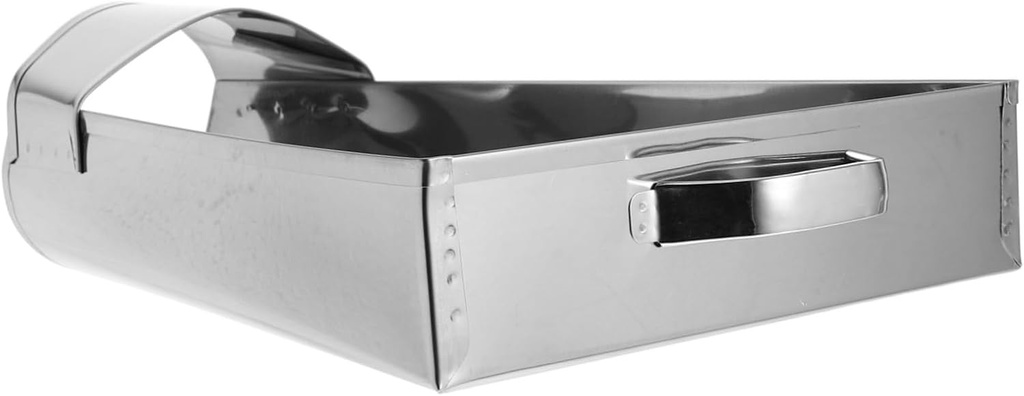 Amosfun Stainless Steel Multipurpose Scoop for Snacks Efficient Food Packaging Shovel for Popcorn French Fries Ice and Desserts with Ergonomic Handle