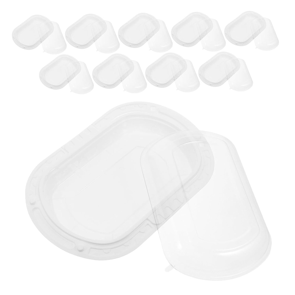 Zerodeko 10pcs Handheld Cake Carrier for Desserts and Pastries Portable Travel Bakery Boxes for Picnics Insulated Containers for Cookies and Treats for Outdoor Adventures