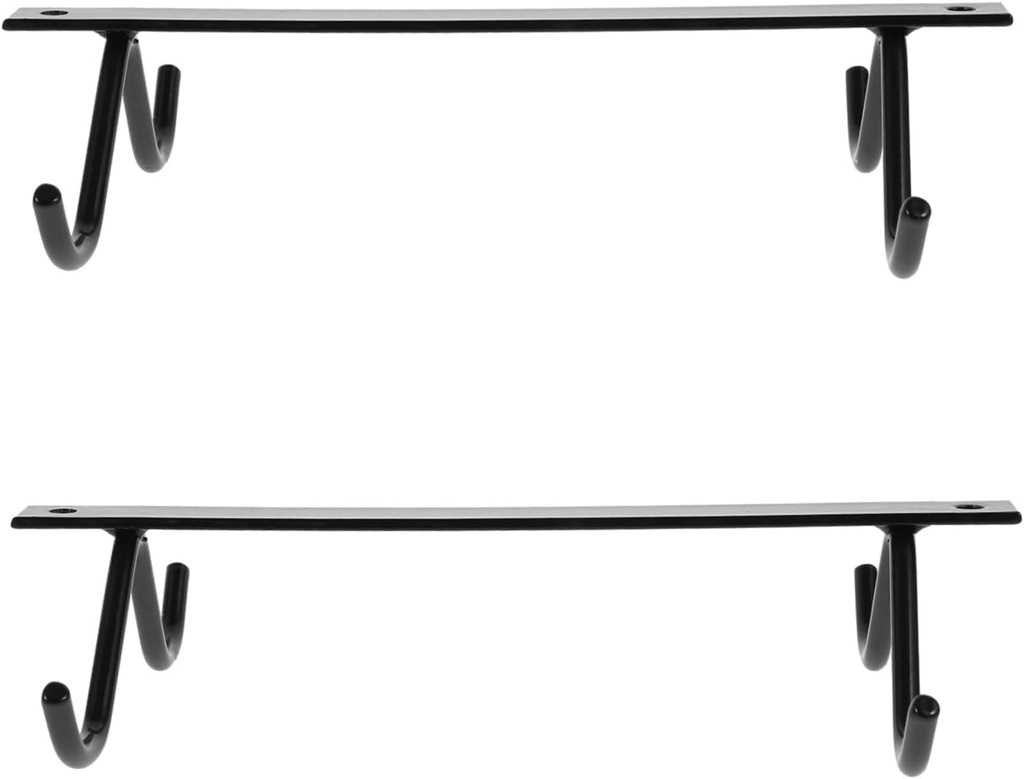 Garneck 2pcs Cup Holder Kitchen Rack Mug Racks Under Cabinet Utensil Tea Cup Organizers