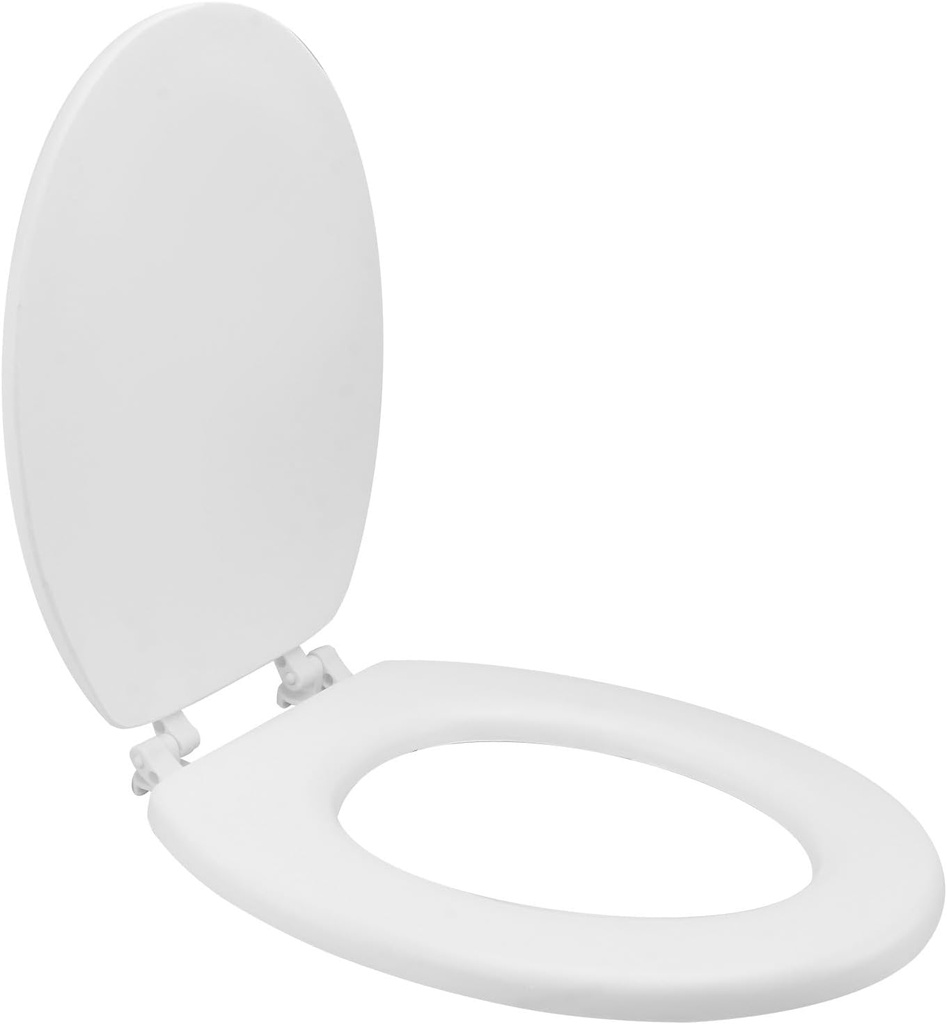Uonlytech Toilet Seat Lid Thickened Toilet Cover with Smooth Surface Easy to Install Bathroom Accessory for Efficient Prevention Housewarming Present