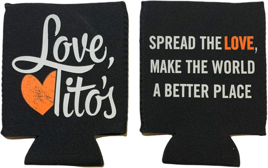 Tito's Handmade Vodka Drink Can Bottle Cooler | Set of Two (2)