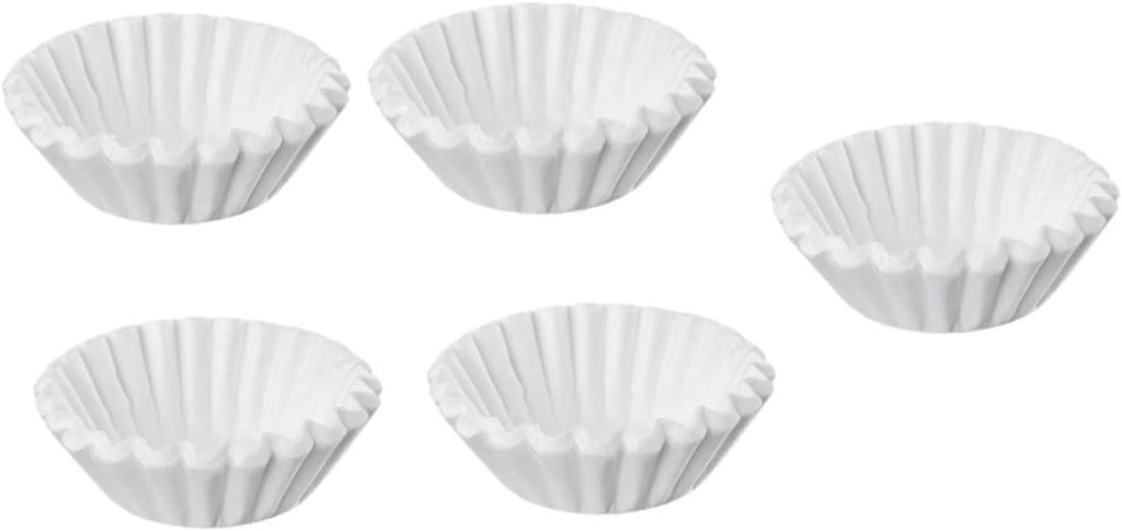 STOBAZA 100 Sheets Thickened Coffee Filters for Dripping Tea Brewing Paper Filter Bowl Compatible Coffee Makers and Tea Machines