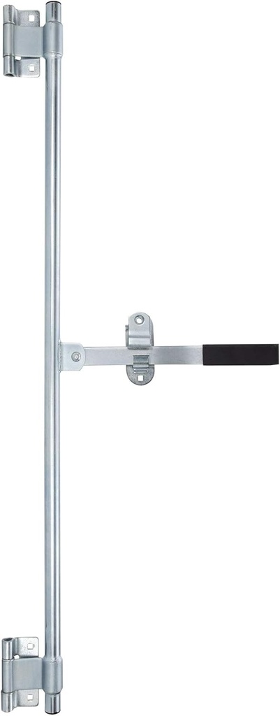 RecPro Cam Bar Lock Kit | Heavy-Duty Zinc Steel Lock with Handle & Hinges | Secure Doors, Trailers, Garages, or Windows | Sturdy, Easy-to-Use Locking System (45 inches)
