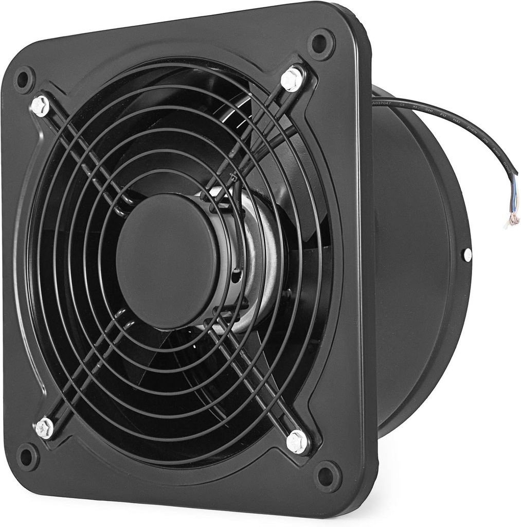Industrial Ventilation Extractor Metal Axial Exhaust Commercial 12 inch Air Blower Fan 250MM opening exhaust fan 2800 RPM Low Noise Stable Running