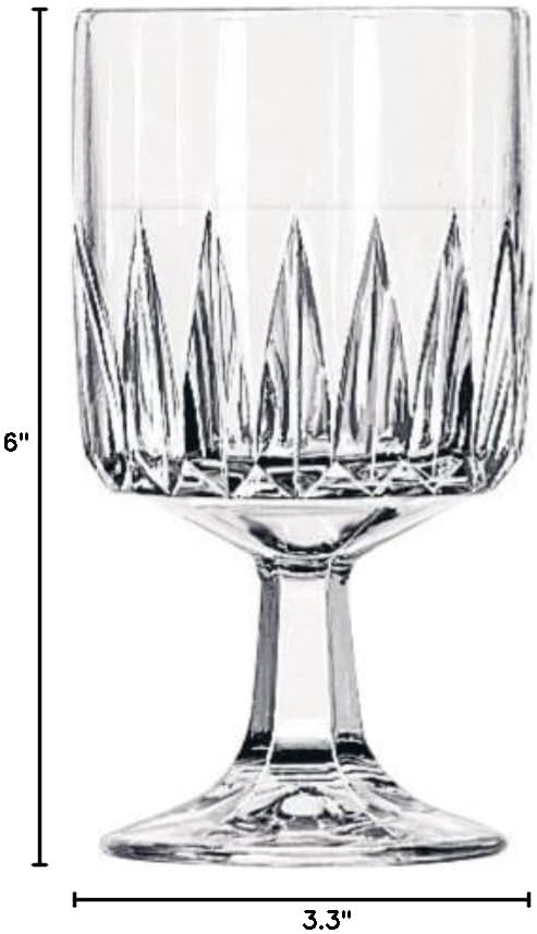 Libbey RLBY601 Winchester Goblet No. 15465 Soda Glass (Pack of 6)