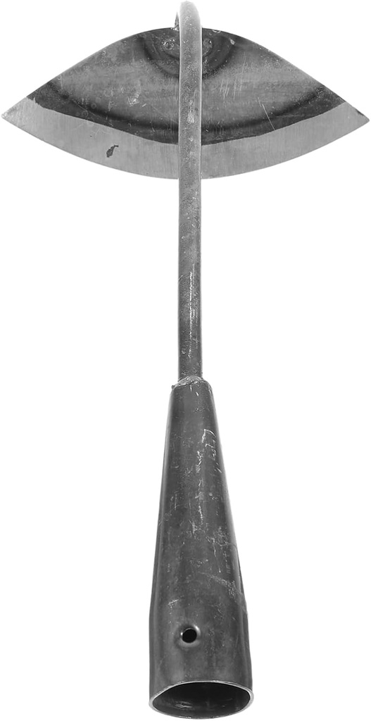 Garden Hand Tool Steel Hoe Lightweight Handle Weeding Hoe Digging Hoe Compact Hoe for Bonsai Transplant