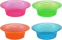 Party Essentials Salad/Snack Bowls, Hard Plastic, 10 oz, Assorted Neon