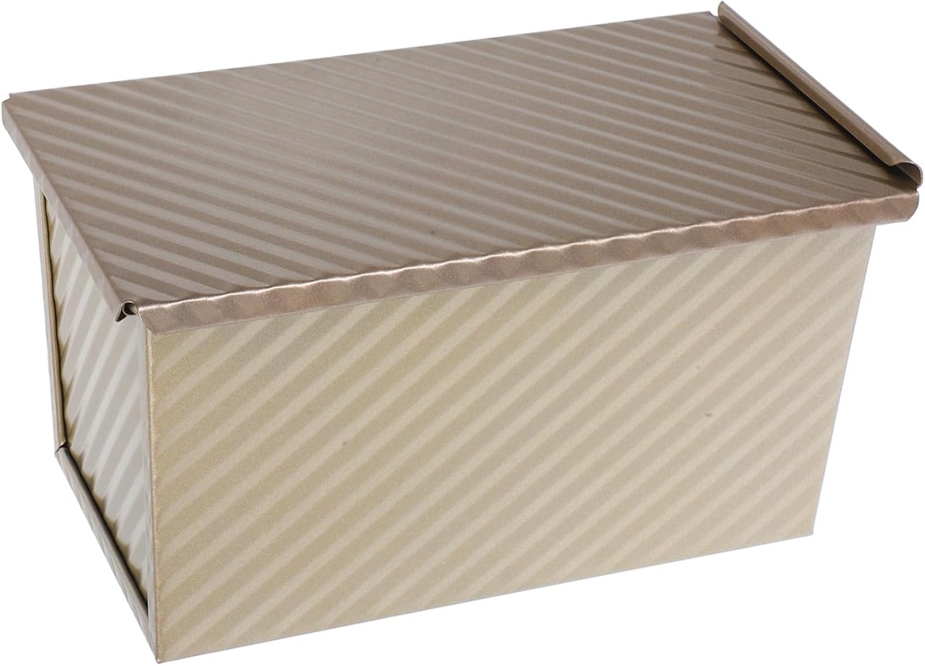 Loaf Pan with Lid Nonstick Bread Baking Box for Toast and Loaf for Kitchen Use Conduction for Even Baking Capacity for Family Gatherings