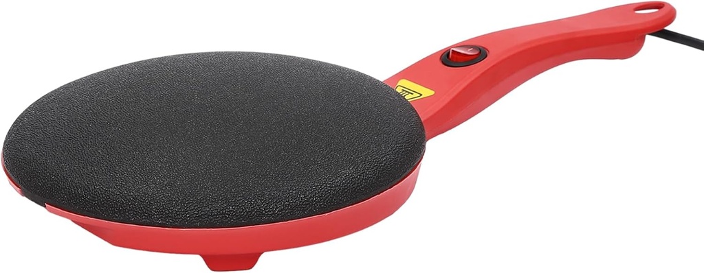 Crepe Maker Electric, 7IN Portable Instant Crepe Pan Nonstick Automatic Temperature for Crepes, Pancakes, Tortillas