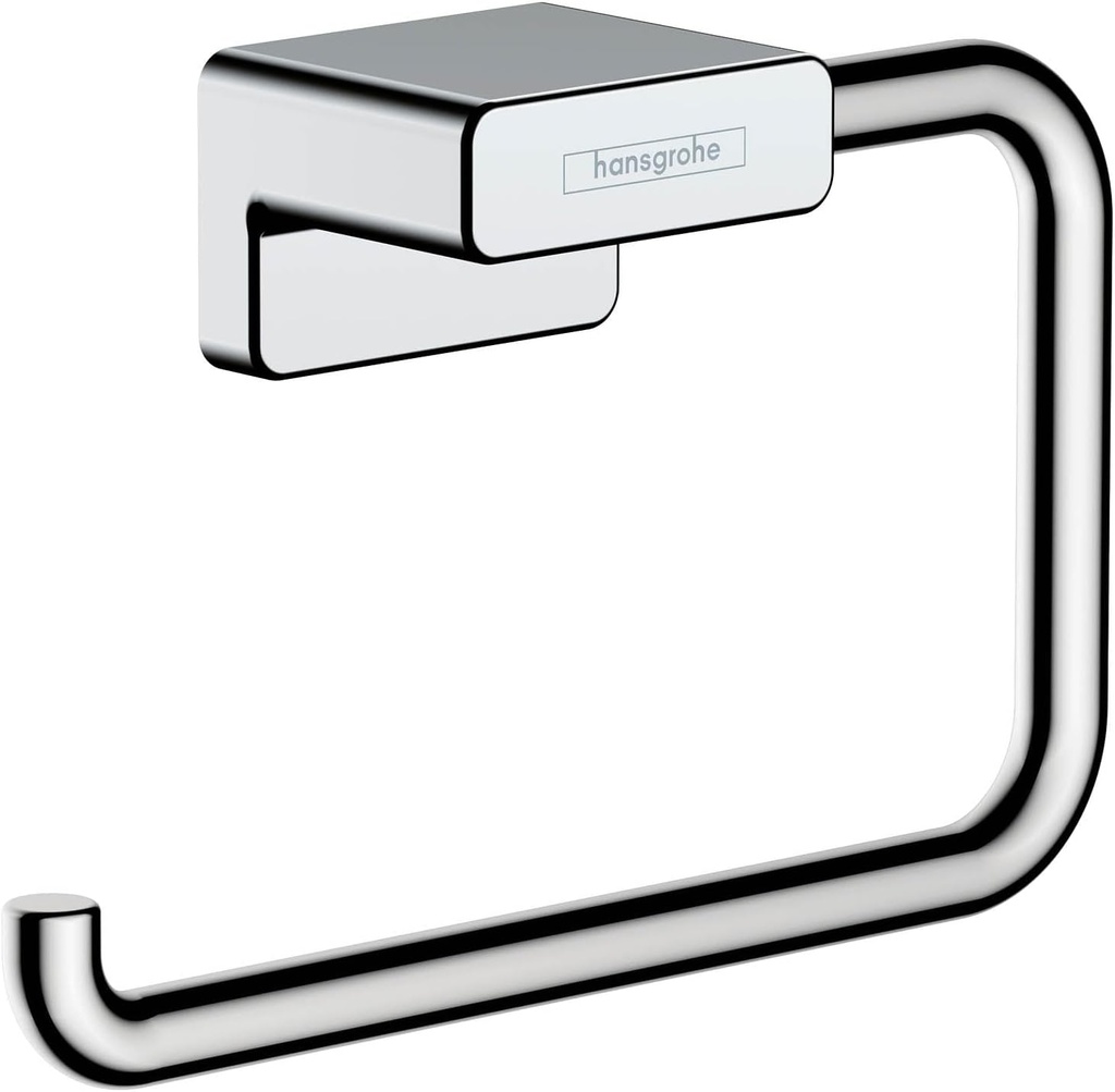 hansgrohe AddStoris Roll Holder without Cover in Chrome 3-inch Accessories in Chrome, 41771000