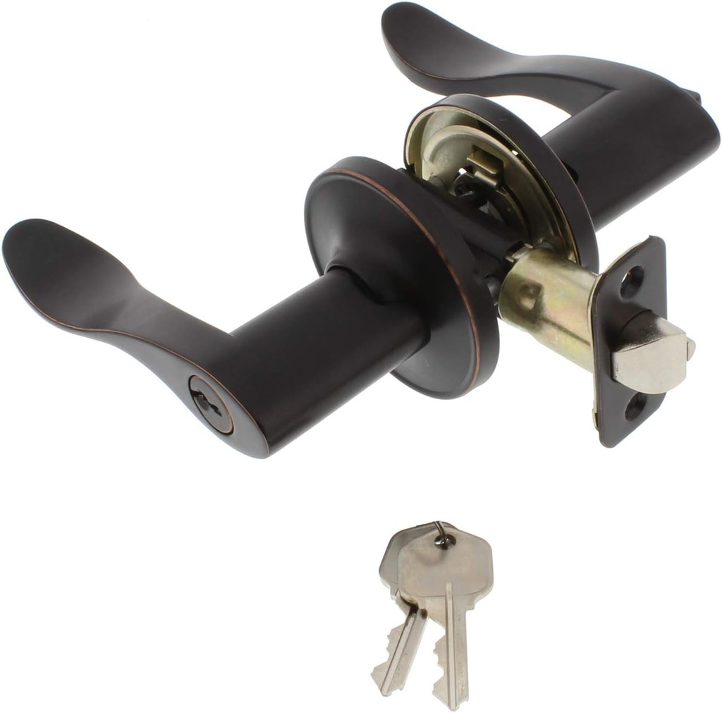 Ultra Hardware 84335 Lexington Entry Lever, Oil Rubbed Bronze