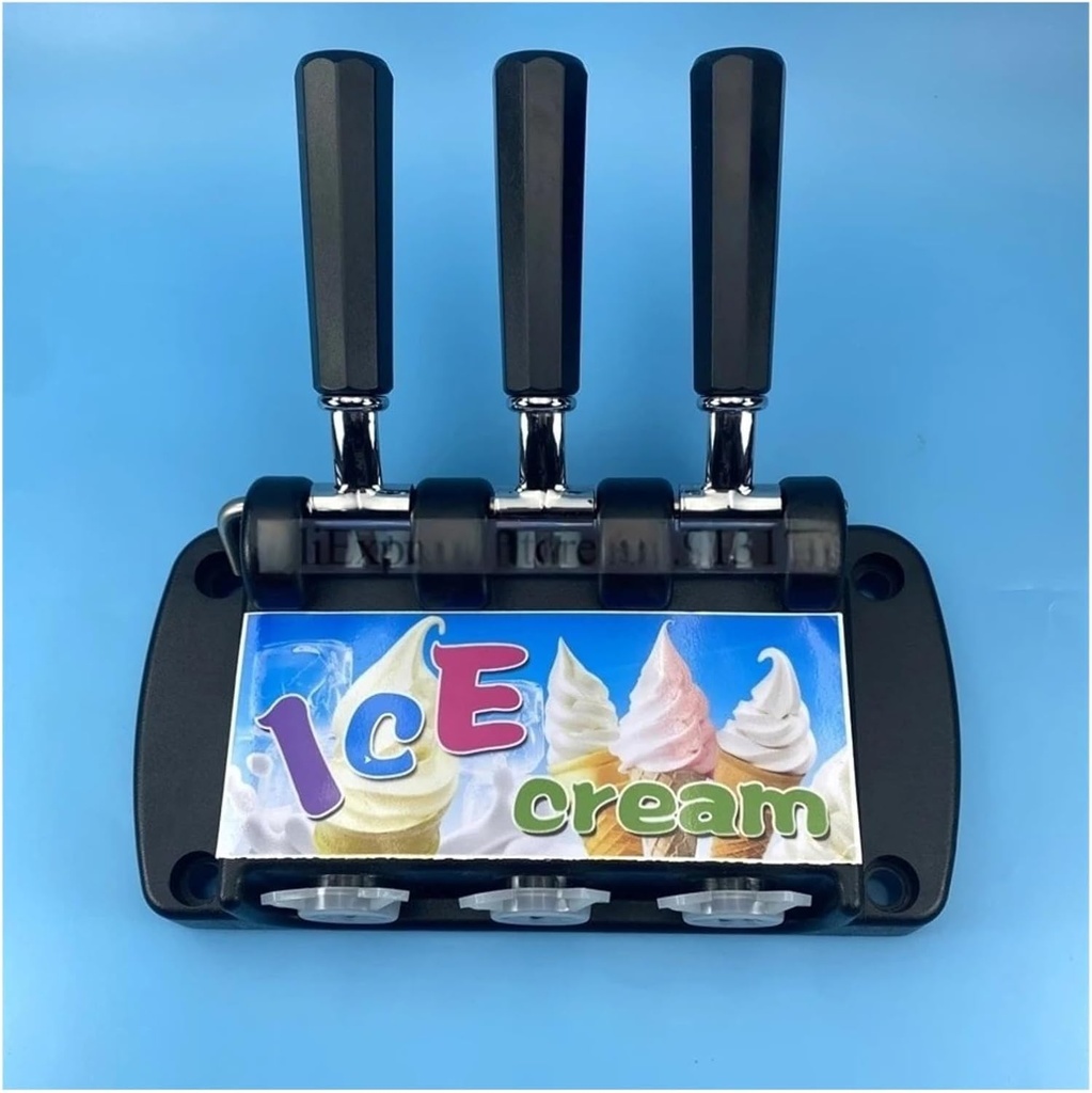 Ice Cream Machine Accessories, 1 Set Ice Cream Maker Full Set of Front Panel Discharge Valve, Compatible for MK ZM Soft Ice Cream Machines, Compatible for ZMK8244 Soft Ice Cream Machines