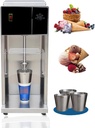 110V Ice Cream Blender Maker Stir Machine Auto Swirl Ice Cream Shaker Blender Mixer SoftYogurt Blending Mixer Machine 3400r/min,3 Hand Cups