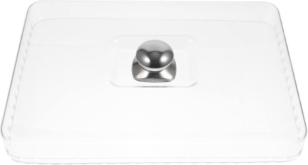 Large Rectangle Cake Dome Protective Food Cover Plastic Square Cake Dome Decorative Easy to Clean