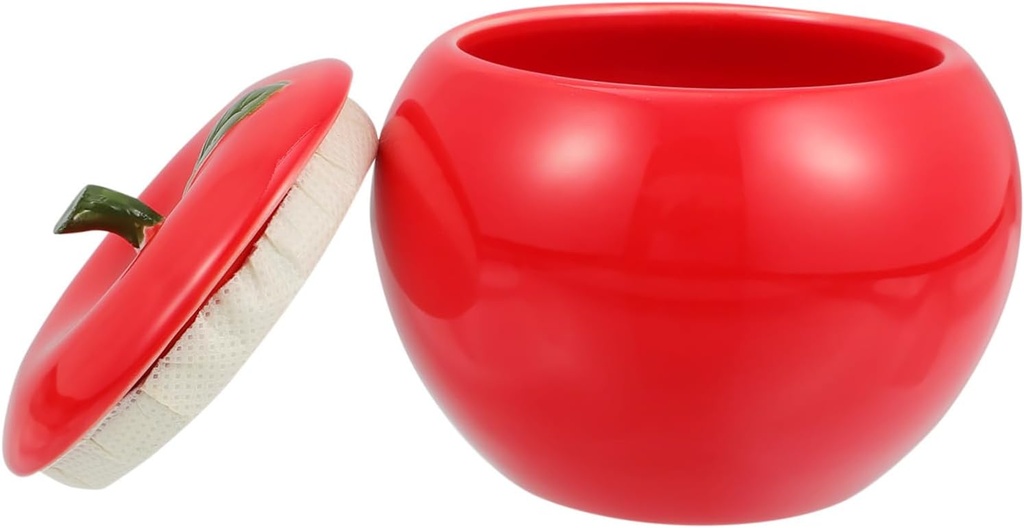 PRETYZOOM Creative Ceramic Sealed Canister with Lid for Christmas Candy and Dried Fruit Storage Decorative Porcelain Jar for Home Office Bar and Restaurant Use Airtight Fruit Random Color