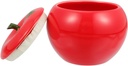 PRETYZOOM Creative Ceramic Sealed Canister with Lid for Christmas Candy and Dried Fruit Storage Decorative Porcelain Jar for Home Office Bar and Restaurant Use Airtight Fruit Random Color