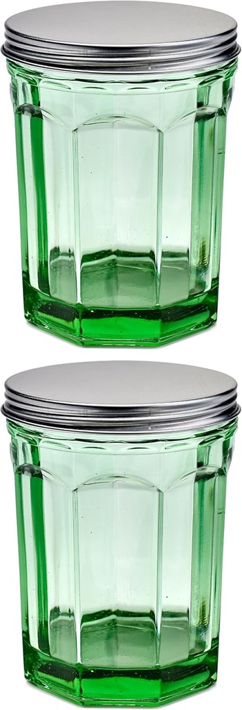 Serax Medium Jar with Lid | Fish & Fish glassware by Paola Navone | Green Jar with Lid | Kitchen Storage Accessories