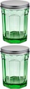 Serax Medium Jar with Lid | Fish & Fish glassware by Paola Navone | Green Jar with Lid | Kitchen Storage Accessories