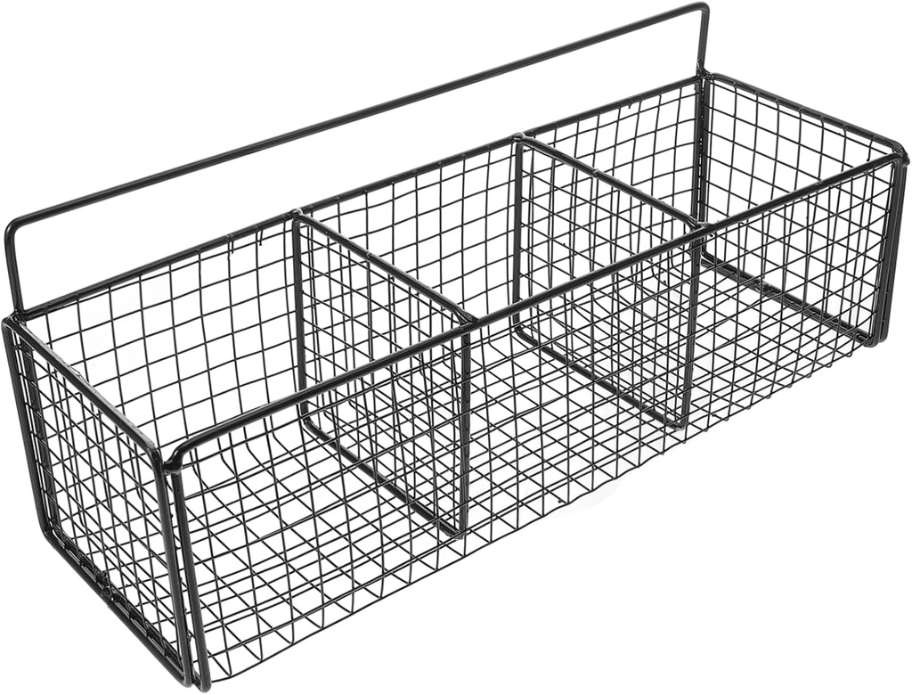 Luxshiny Wall Hanging Onion and Garlic Storage Rack Minimalist Kitchen Organizer Drainage Feature Easy to Design Space-saving for Fresh Ingredients