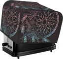 Oven Cover Kitchen Bread Machine Protector,4 Slice Toaster Cover For Home,Fingerprint Coaster Cover,Kitchen Small Appliance,Dreamcatcher