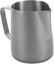 STOBAZA Stainless Steel Milk Frothing Pitcher Retro Frothing Jug for Cappuccino and Latte Art Precision Pouring Design for Coffee and Milk Tea Pitcher for Home Professional Use