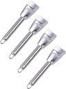 4pcs Stainless Steel Ice Shovel Set Shovel for Freezer Refrigerator Ice Removal Tool for Home Commercial Use
