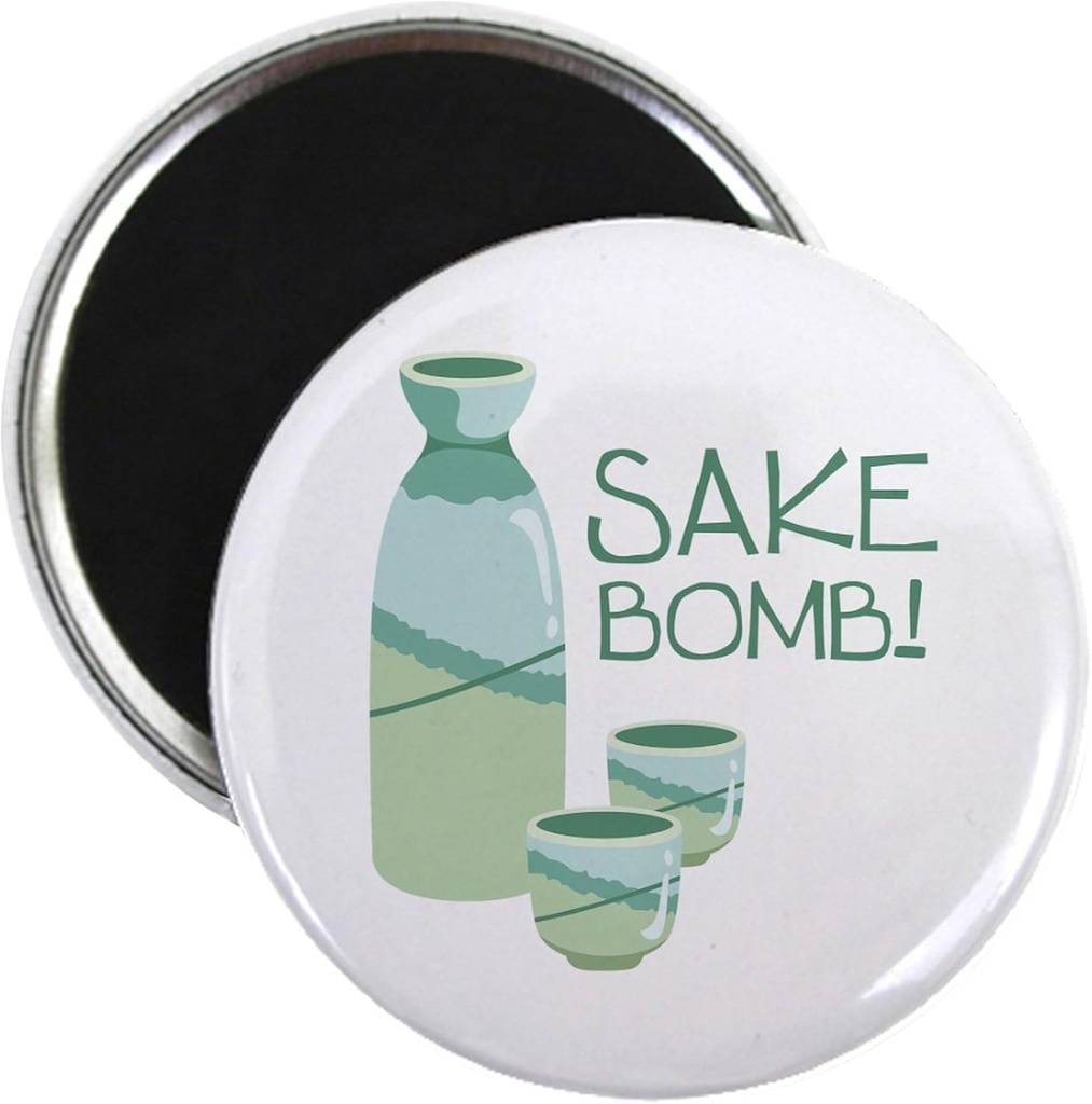 CafePress Sake Bomb Magnets 2.25" Round Magnet (10 pack)