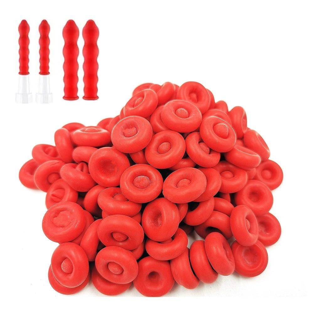 10Pcs Caulk Red Cap for Seal Caulking Tubes,Nozzle Protective Cover Hardware Adhesives Sealers,Saver Sealer Caps for Caulk,Covers Tube Caps for Sealing and Preserving,Adhesives,Sealants and Lubricants