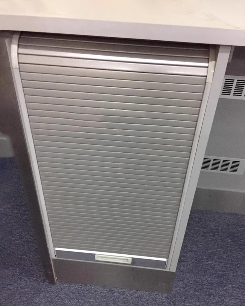 ZIMGOD Cupboard Tambour Door for Kitchen Cabinets, Sliding Folding Door for Vanity Cabinet, Roll Up Closet Door Custom Size(45x65cm (17.7x25.6))