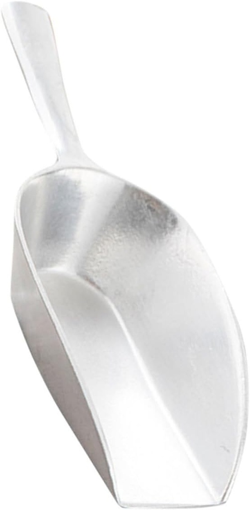 PRETYZOOM Reusable Aluminum Scoop for Flour and French Fries Multi-functional Kitchen Shovel for Home and Commercial Use