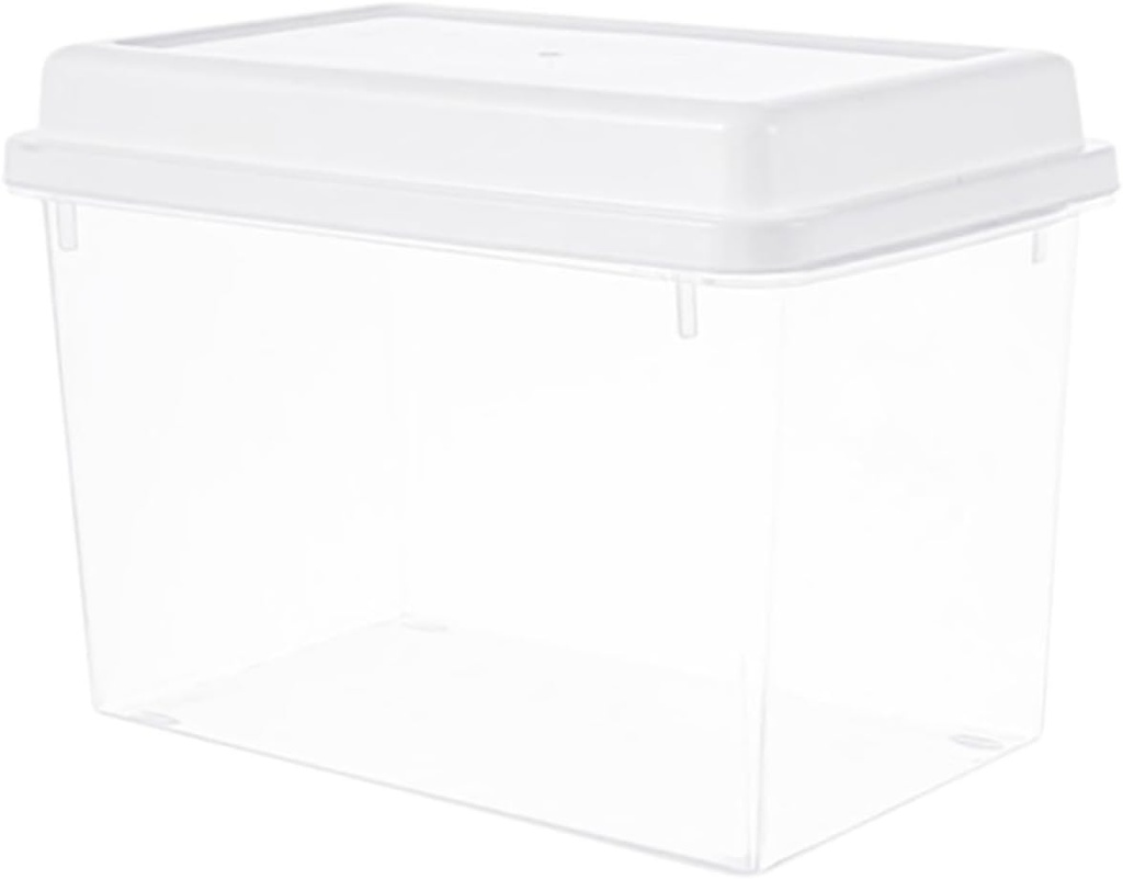 GLEAVI Sealed Fridge Food Storage Containers Airtight Bread Box Square Storage Box Fridge Organizer Fresh Keep Holder
