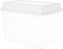 GLEAVI Sealed Fridge Food Storage Containers Airtight Bread Box Square Storage Box Fridge Organizer Fresh Keep Holder