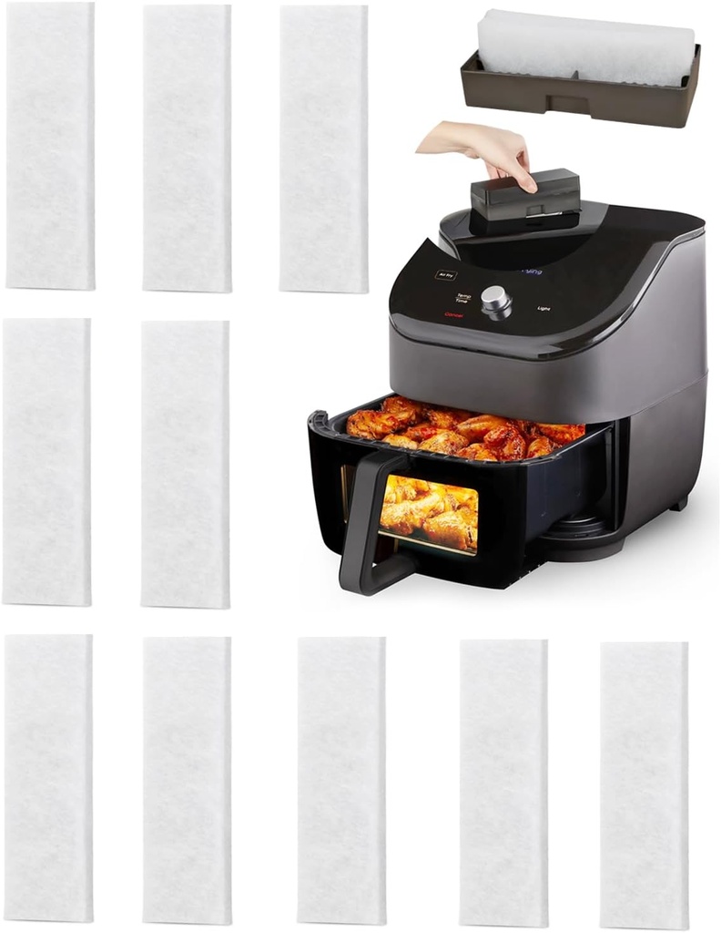 10PCS Replacement Odor Erase Air Filters for Instant Pot Air Fryer Vortex Plus 6QT