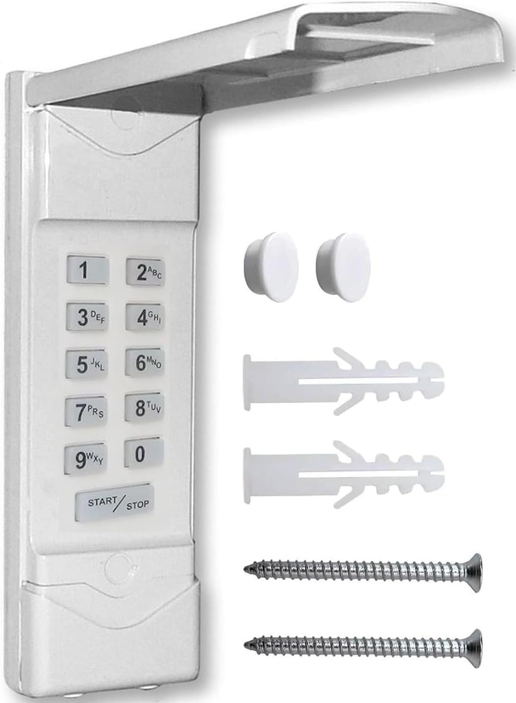 Wireless Keypad Garage Stop Door Opener for Linear LPWKP/MDTK Megacode Garage Door Opener Remote 318MHZ for Linear LD033, LD050, LS050, LC075, LDCO800, LSO50 and LSO50-2T