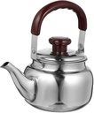Garneck Whistling Stainless Steel Tea Kettle Electric Hot Water Pot Handle for Office Home