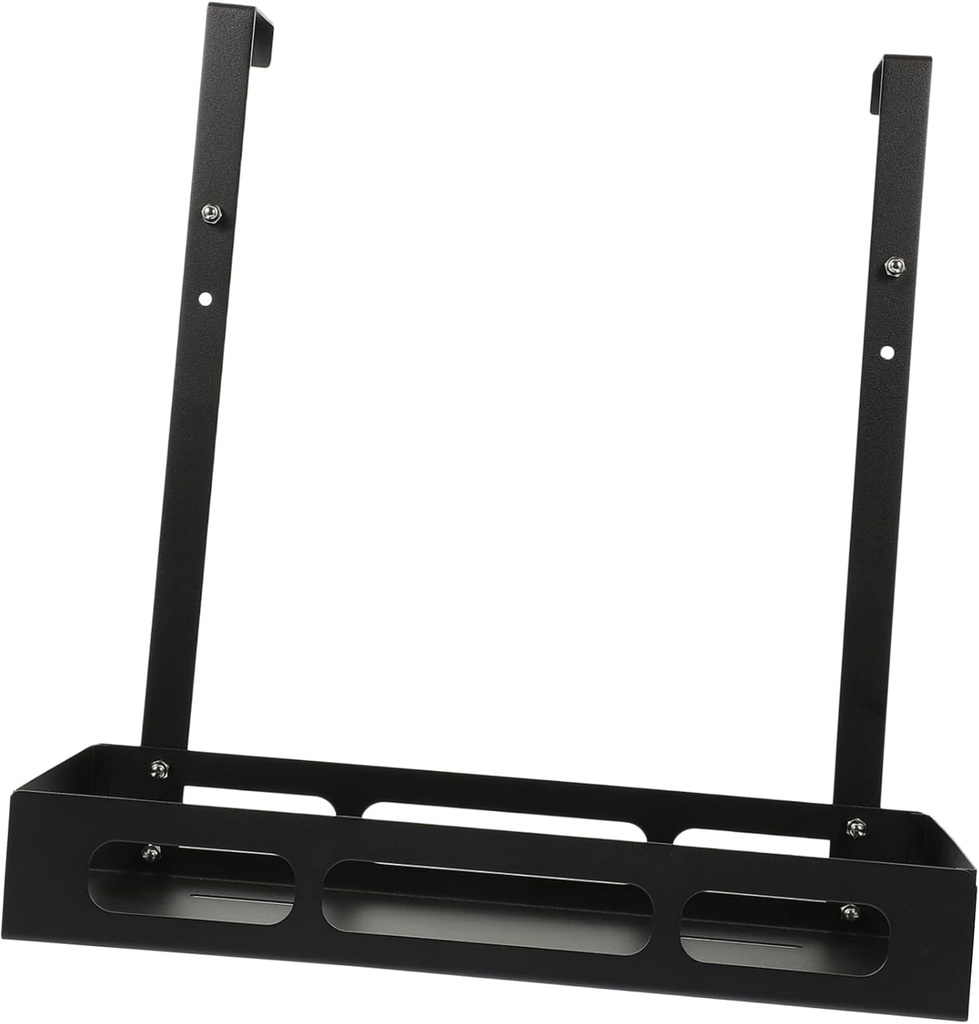 Iron Door over The Door Storage Basket Organizer Multi-function Hanging Storage for Kitchen and Bathroom Easy Installation No Punching Required Iron Design