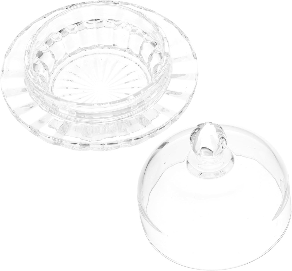 Clear Glass Storage Jar with Lid Decorative Cookie and Candy Container for Home Organization Airtight Seal for Freshness Stylish Biscuit Holder for Kitchen and Dining