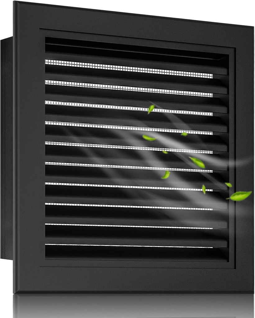 20" x 20" Aluminum Gable Vent with Screen - Elevate Ventilation with Heat Dissipation & Condensation Prevention for Attics & Sheds, Refined Design - Vent Opening: 18" x 18"