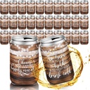 50 Pieces Wedding Can Cooler Bulk Engagement Party Favors for Guests Cheers to Love Laughter and Happily Ever After Rehearsal Dinner Decorations for Wedding Bridal(Wood Grain,Cute)