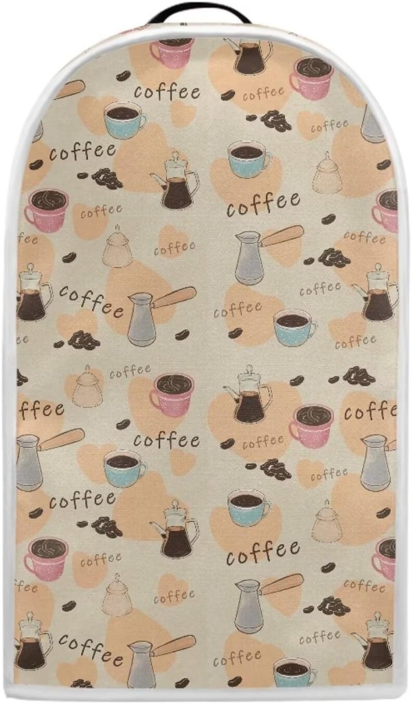 Coffee Cup Food Processor Dust Cover,Small Appliance Covers for Kitchen Blender Cover Dust Protection Washable Appliance Cover Stain Resistant Blender Cover for Home Kitchen