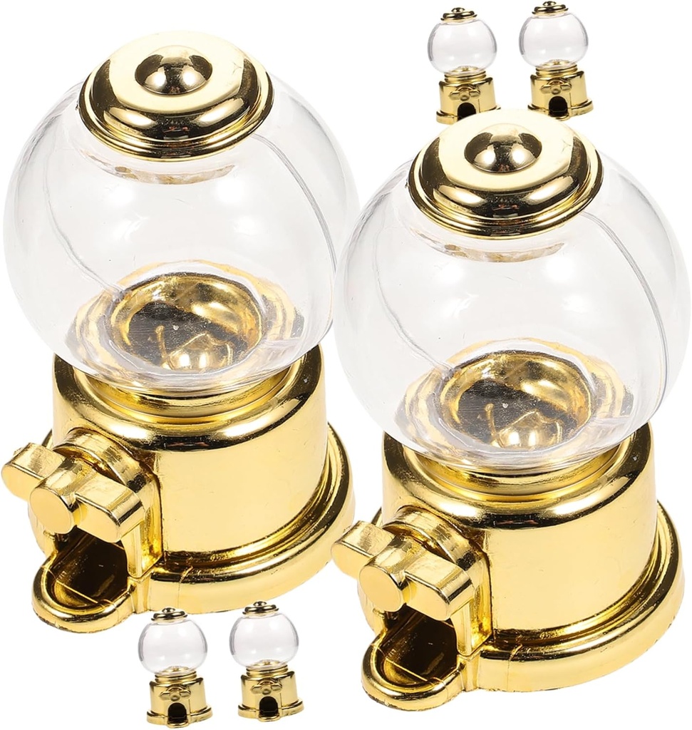 6pcs Golden Creative Grabbing Catcher Machines Catcher Toys for Boys and Girls Fun Rotatable Candy Dispenser for Parties and Celebrations