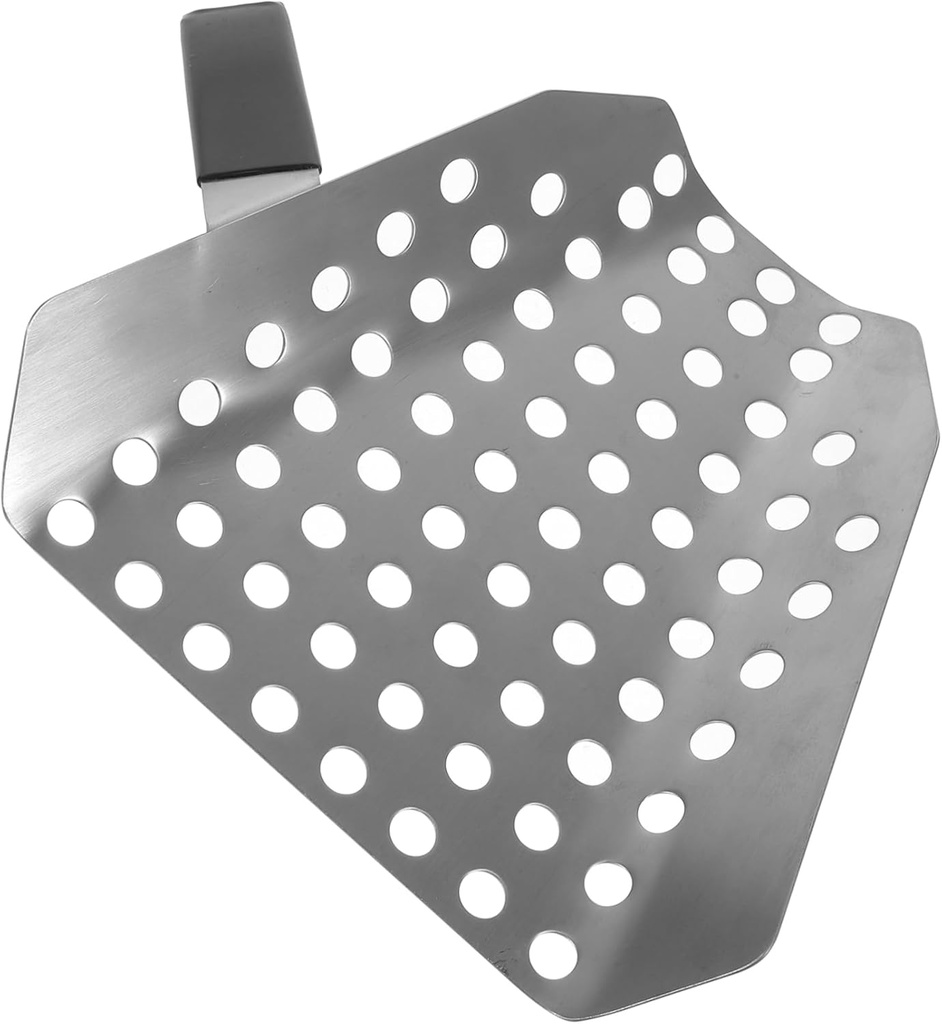 Stainless Steel Food Mover Scoop for French Fries Nuts and Practical Kitchen Tool for Home Bar and Restaurant Use Easy to Clean and Store