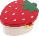 Mikinona Children's Strawberry Lunch Box Portable Leak-proof Multi-function Bento for School Meals