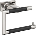 Amerock BH26617PNBBR | Polished Nickel/Black Bronze Single Post Toilet Paper Holder | 5-7/8 in. (149 mm) Toilet Tissue Holder | Esquire | Bath Tissue Holder | Bathroom Hardware | Bath Accessories