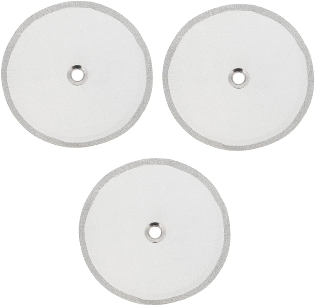 Healifty 3pcs Machine Filters Pot Parts Filter Mesh Stainless Steel Strainer Meshes for Cold Brew Tea