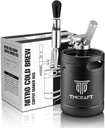 TMCRAFT 64oz Nitro Cold Brew Coffee Maker, Home Brew Coffee Keg with Stainless Steel Stout Creamer Faucet & Pressure Relieving Valve